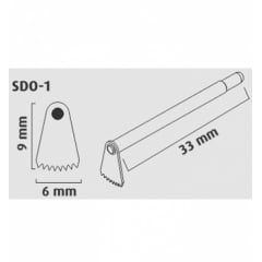 SERRA OSCILATORIA CIRURGICA DENTFLEX SDO1